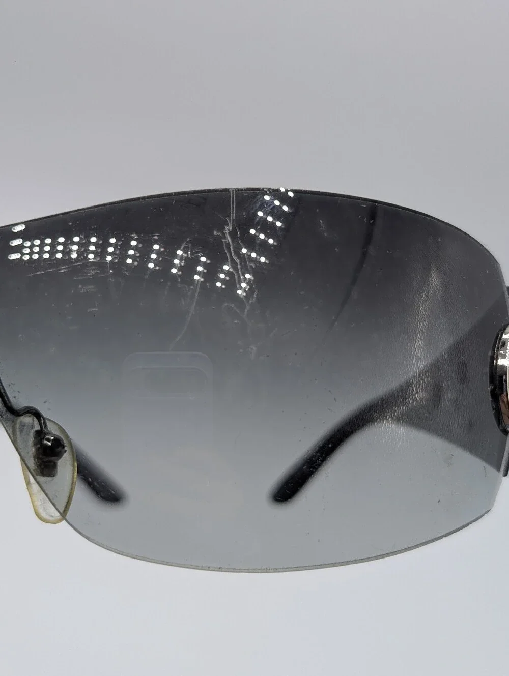 Bvlgari Black Shield Crystal Sunglasses